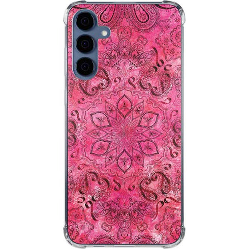 Pink Zen Ginseng Galaxy A35 5G Clear Case