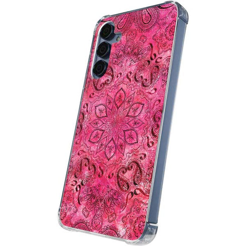 Pink Zen Ginseng Galaxy A35 5G Clear Case
