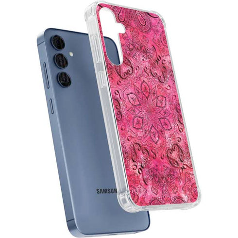 Pink Zen Ginseng Galaxy A55 5G Clear Case