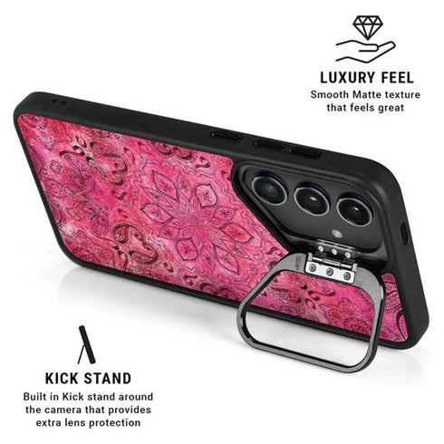 Pink Zen Ginseng Galaxy S25 Plus Kickstand Case