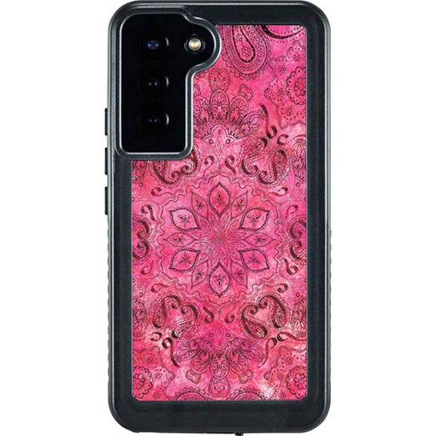 Pink Zen Ginseng Galaxy S24 Plus Waterproof Case