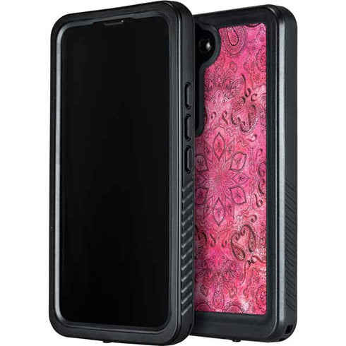 Pink Zen Ginseng Galaxy S24 Plus Waterproof Case