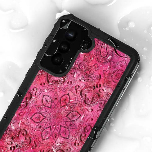Pink Zen Ginseng Galaxy S24 Plus Waterproof Case
