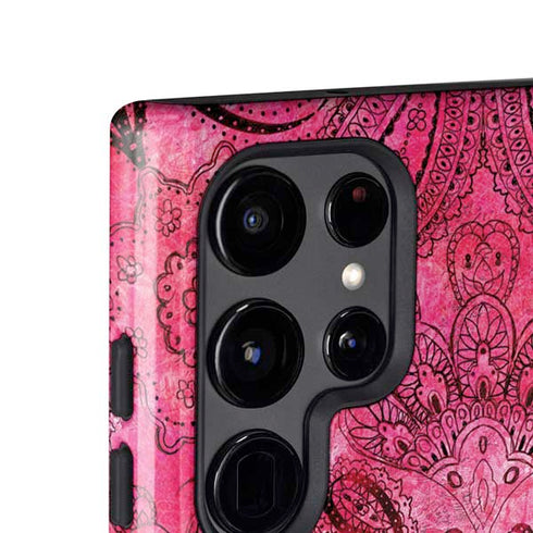 Pink Zen Ginseng Galaxy S25 Ultra Impact Case