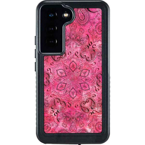 Pink Zen Ginseng Galaxy S24 Waterproof Case