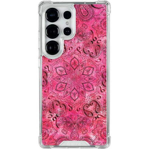Pink Zen Ginseng Galaxy S25 Ultra Clear Case