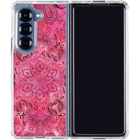 Pink Zen Ginseng Galaxy Z Fold6 Clear Case