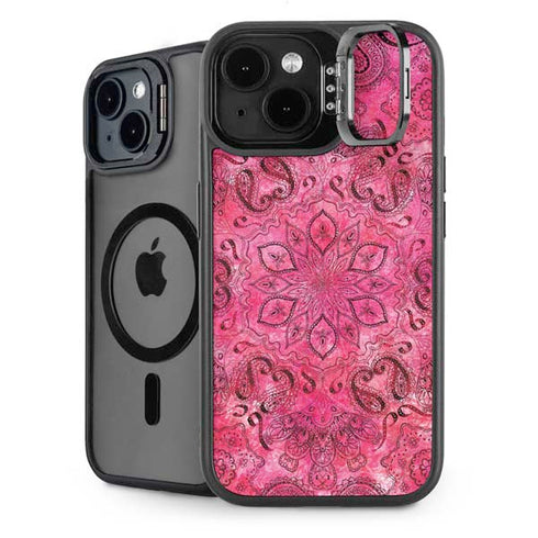Pink Zen Ginseng iPhone 14 Kickstand Case
