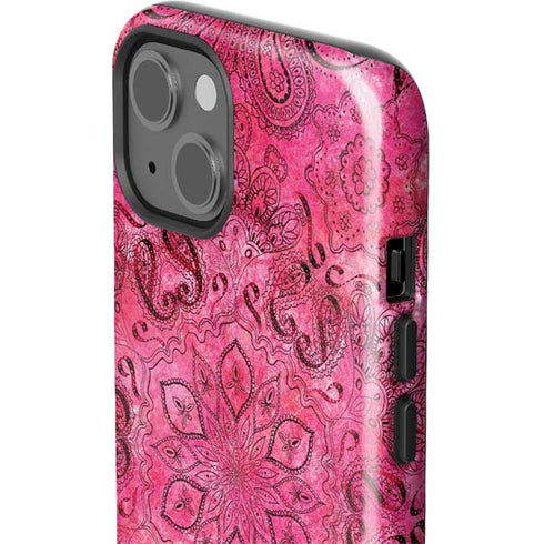 Pink Zen Ginseng iPhone 15 Impact Case
