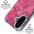 Pink Zen Ginseng iPhone 16 Clear Case