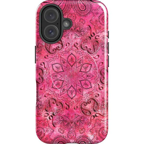 Pink Zen Ginseng iPhone 16 Magsafe Impact Case