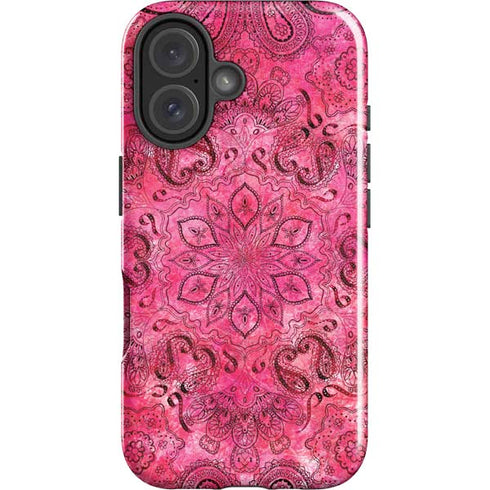 Pink Zen Ginseng iPhone 16 Plus Impact Case