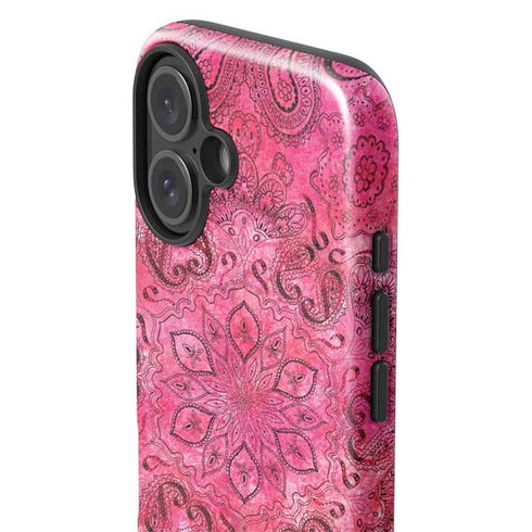Pink Zen Ginseng iPhone 16 Plus Impact Case