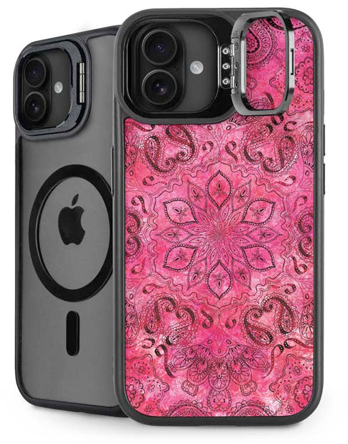 Pink Zen Ginseng iPhone 16 Plus Kickstand Case