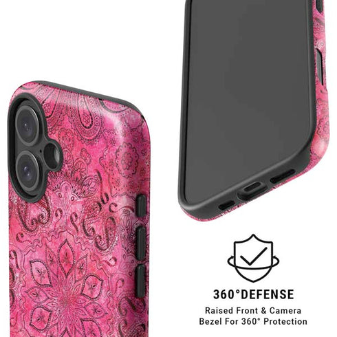 Pink Zen Ginseng iPhone 16 Plus Magsafe Impact Case