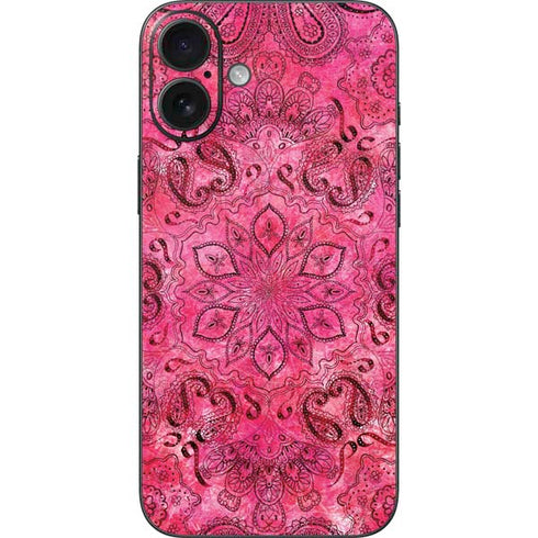 Pink Zen Ginseng iPhone 16 Plus Skin