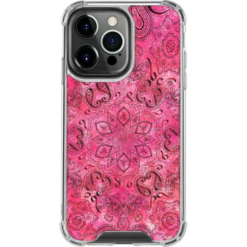 Pink Zen Ginseng iPhone 16 Pro Clear Case
