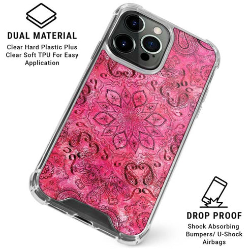Pink Zen Ginseng iPhone 16 Pro Clear Case