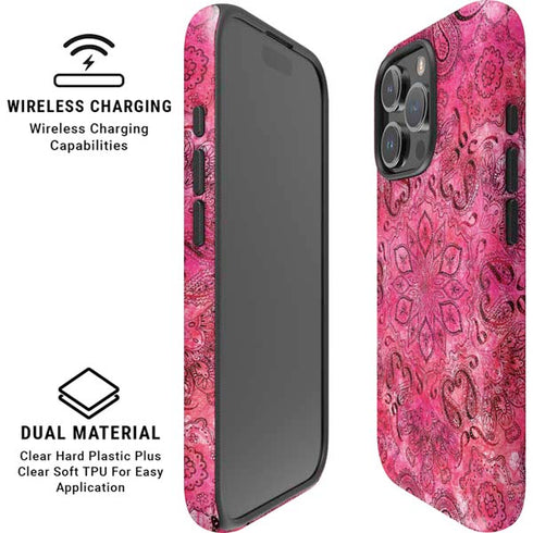 Pink Zen Ginseng iPhone 16 Pro Magsafe Impact Case