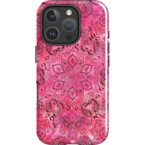 Pink Zen Ginseng iPhone 16 Pro Max Impact Case