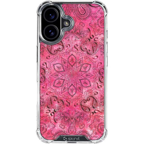 Pink Zen Ginseng iPhone 17 Clear Case