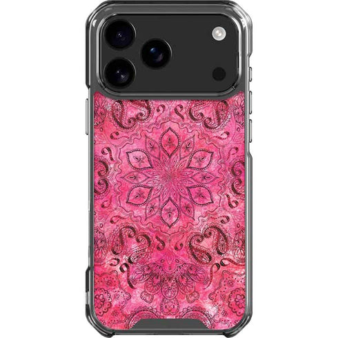 Pink Zen Ginseng iPhone 18 Pro Max Clear Case