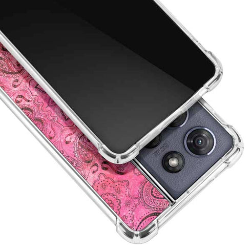 Pink Zen Ginseng Moto G 5G (2025) Clear Case