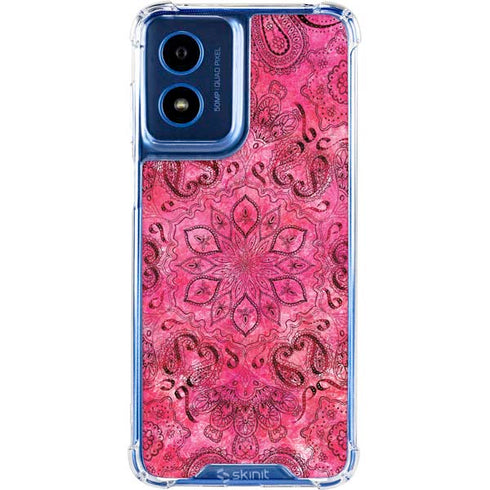 Pink Zen Ginseng Moto G 5G (2024) Clear Case