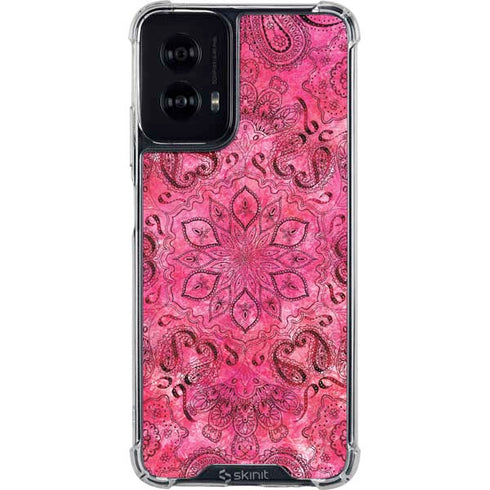 Pink Zen Ginseng Moto G Power 5G (2024) Clear Case