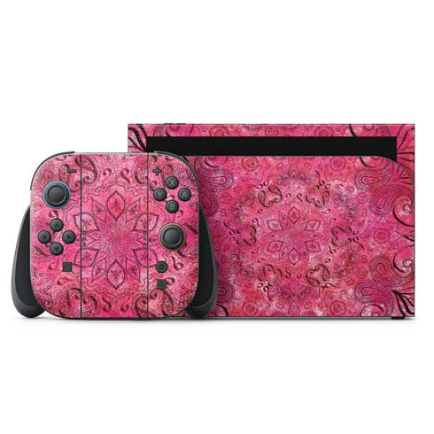 Pink Zen Ginseng Nintendo Switch 2 (2025) with Joy-Con Skin