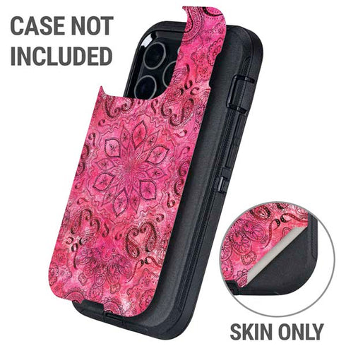 Pink Zen Ginseng Otterbox Defender iPhone Skin