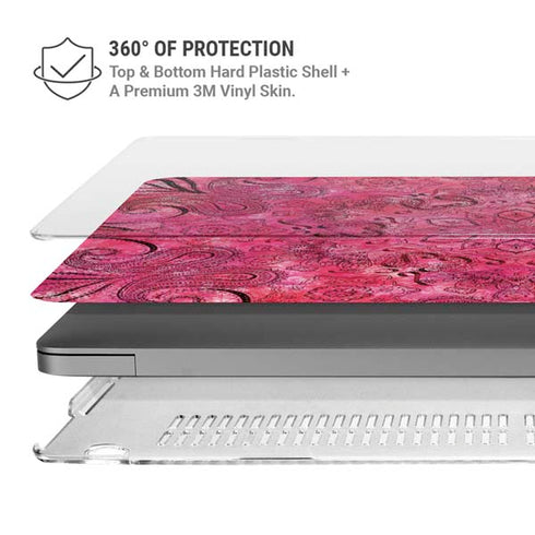 Pink Zen Ginseng MacBook Pro 14in (2021-24) Case plus Skin