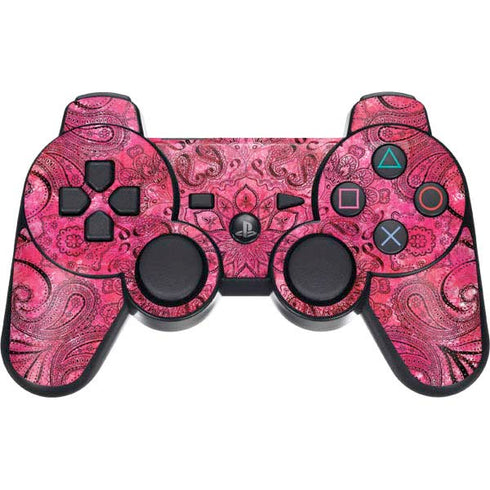 Pink Zen Ginseng PS3 Dual Shock wireless controller Skin