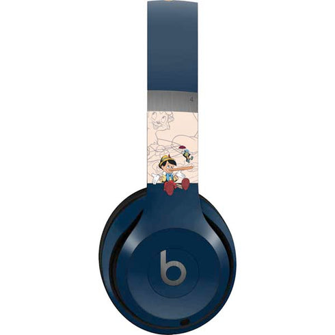 Disney Pinocchio and Jiminy Cricket Beats Solo 4 Wireless Headphones Skin