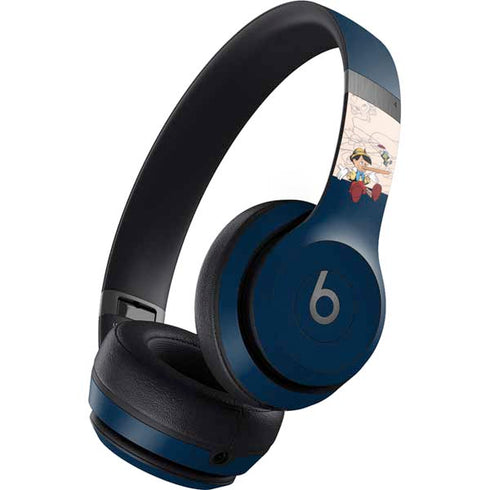 Disney Pinocchio and Jiminy Cricket Beats Solo 4 Wireless Headphones Skin