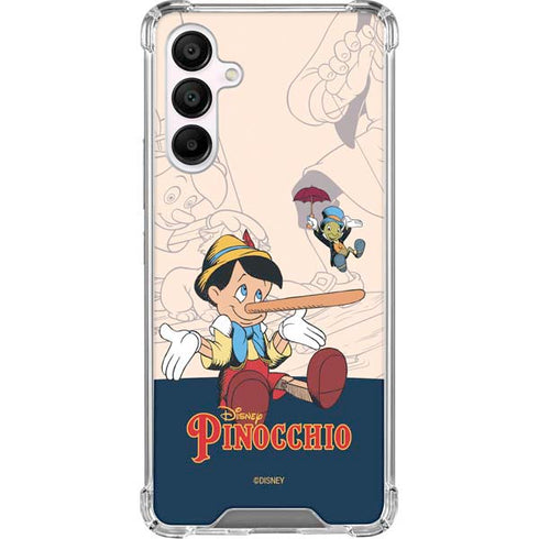 Disney Pinocchio and Jiminy Cricket Galaxy A16 5G Clear Case