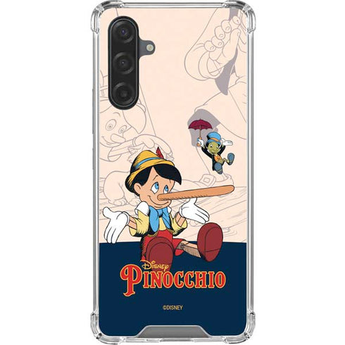 Disney Pinocchio and Jiminy Cricket Galaxy A17 Clear Case