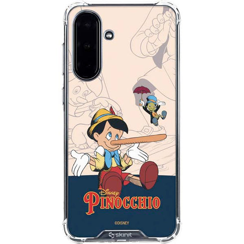 Disney Pinocchio and Jiminy Cricket Galaxy A36 5G Clear Case