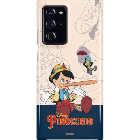 Disney Pinocchio and Jiminy Cricket Galaxy Cases