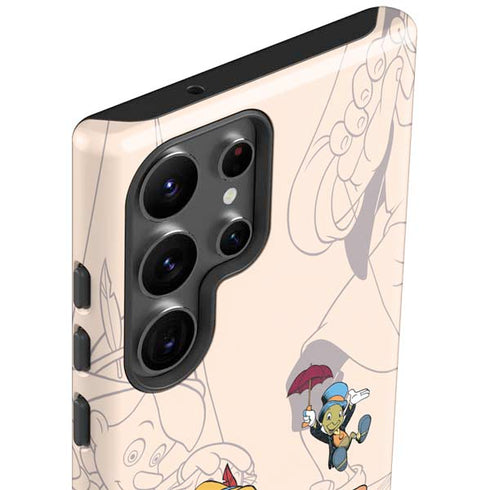 Disney Pinocchio and Jiminy Cricket Galaxy S23 Ultra Pro Case