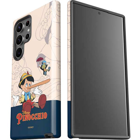 Disney Pinocchio and Jiminy Cricket Galaxy S23 Ultra Pro Case