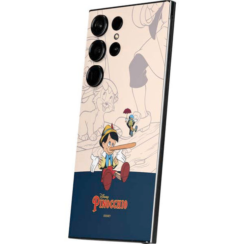 Disney Pinocchio and Jiminy Cricket Galaxy S24 Ultra Skin