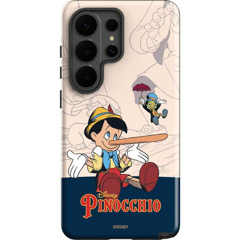 Disney Pinocchio and Jiminy Cricket Galaxy S26 Ultra Impact Case
