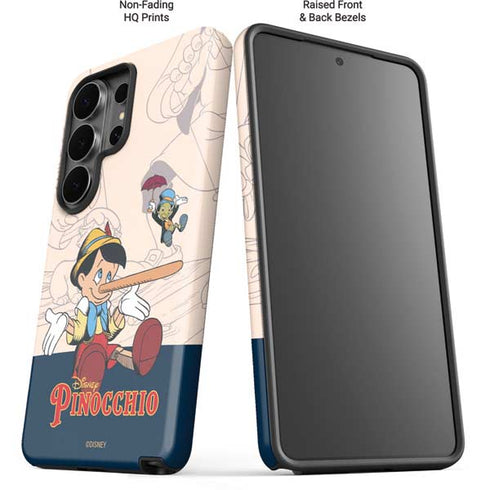 Disney Pinocchio and Jiminy Cricket Galaxy S26 Ultra Impact Case