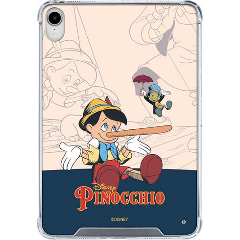 Disney Pinocchio and Jiminy Cricket iPad 11th Gen (2025) Clear Case