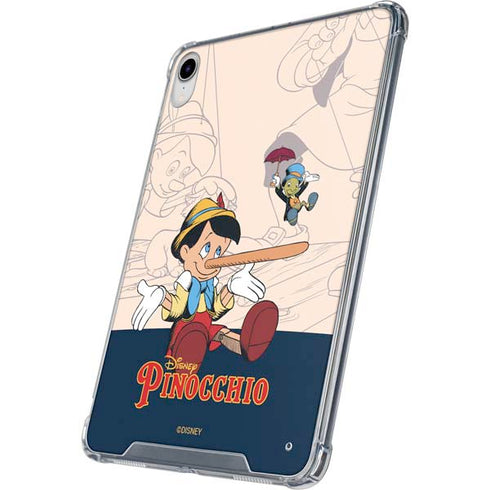 Disney Pinocchio and Jiminy Cricket iPad 11th Gen (2025) Clear Case