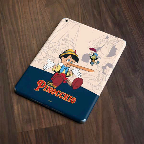 Disney Pinocchio and Jiminy Cricket Apple iPad Skin