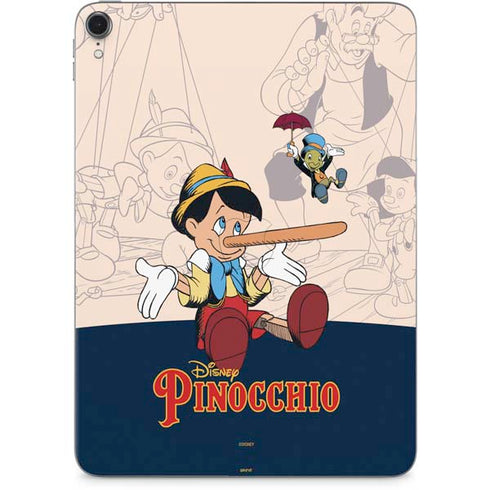 Disney Pinocchio and Jiminy Cricket Apple iPad Pro Skin