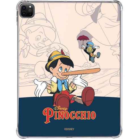 Disney Pinocchio and Jiminy Cricket iPad Pro 11in (2024) Clear Case
