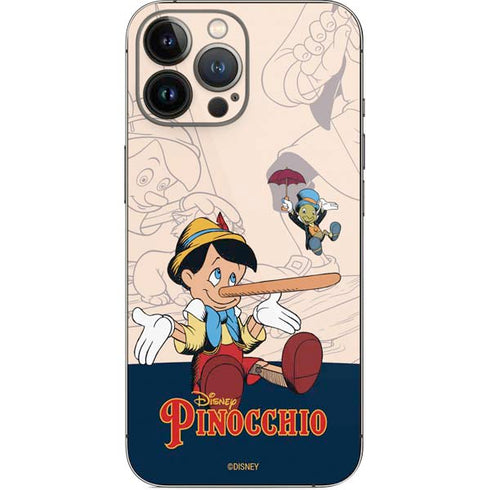 Disney Pinocchio and Jiminy Cricket iPhone 15 Pro Max Skin